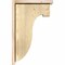 Ekena Millwork Del Monte Rough Sawn Corbel w/Backplate, Douglas Fir, 6"W x 14"D x 22"H COR06X14X22DEL01RDF - alternate 2